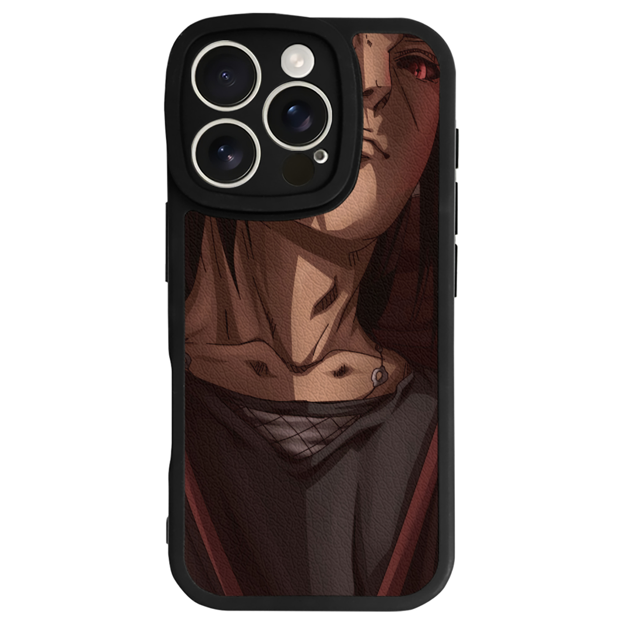 （画像用） NARUTO -ナルト- NARUTO -ナルト- 疾風伝 【iPhone 16シリーズ対応】シリコンスマホケース（レザー調） 材質：シリコン